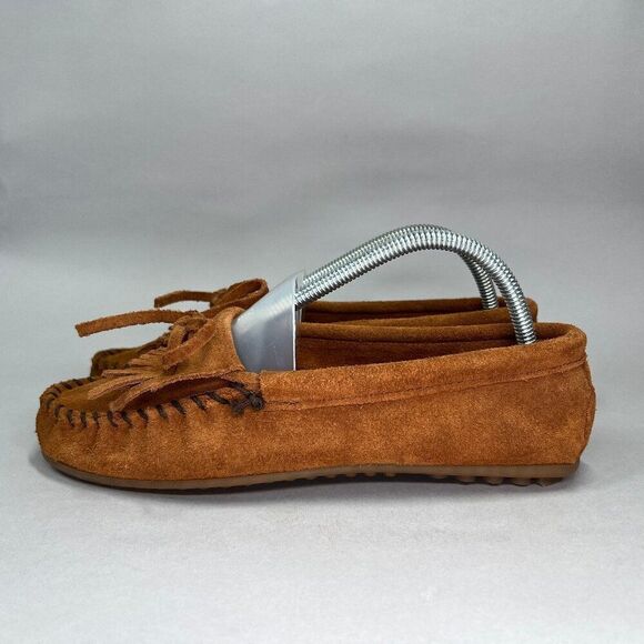 Minnetonka Women's Size 8 Kilty Soft Suede Leather Moccasins - Picture 4 of 11